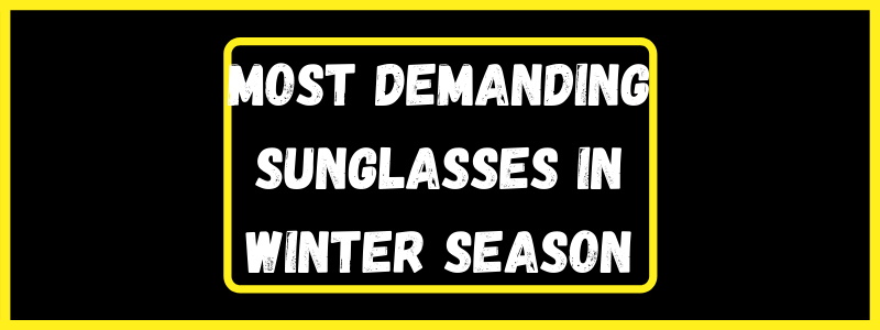 You are currently viewing Which are the most demanding sunglasses in winter